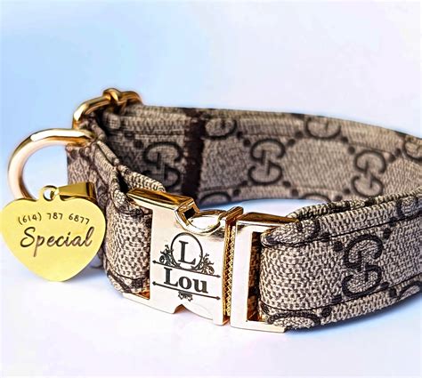 gucci dog collar leash set|gucci designer dog collars.